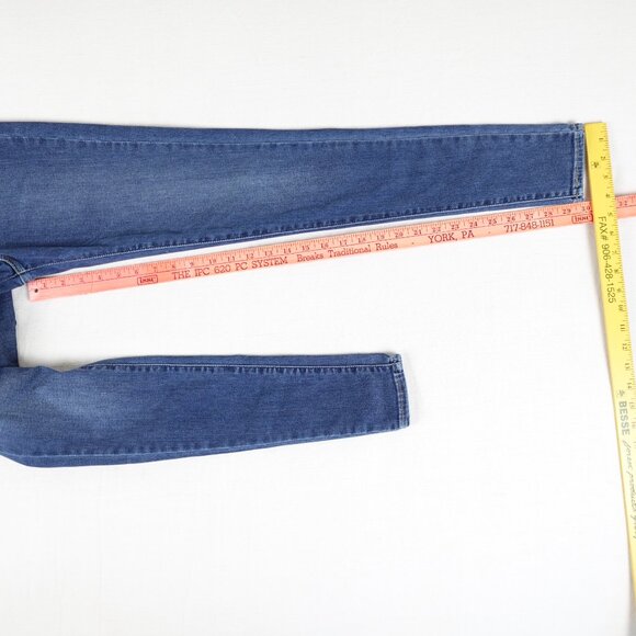 Levi's 720 Premium High Rise Super Skinny Jeans Women's 26x30 Red Tab Stretch - Picture 13 of 13